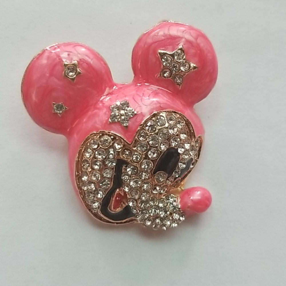 Betsey Johnson Mickey Mouse Brooch Pin Jewelry